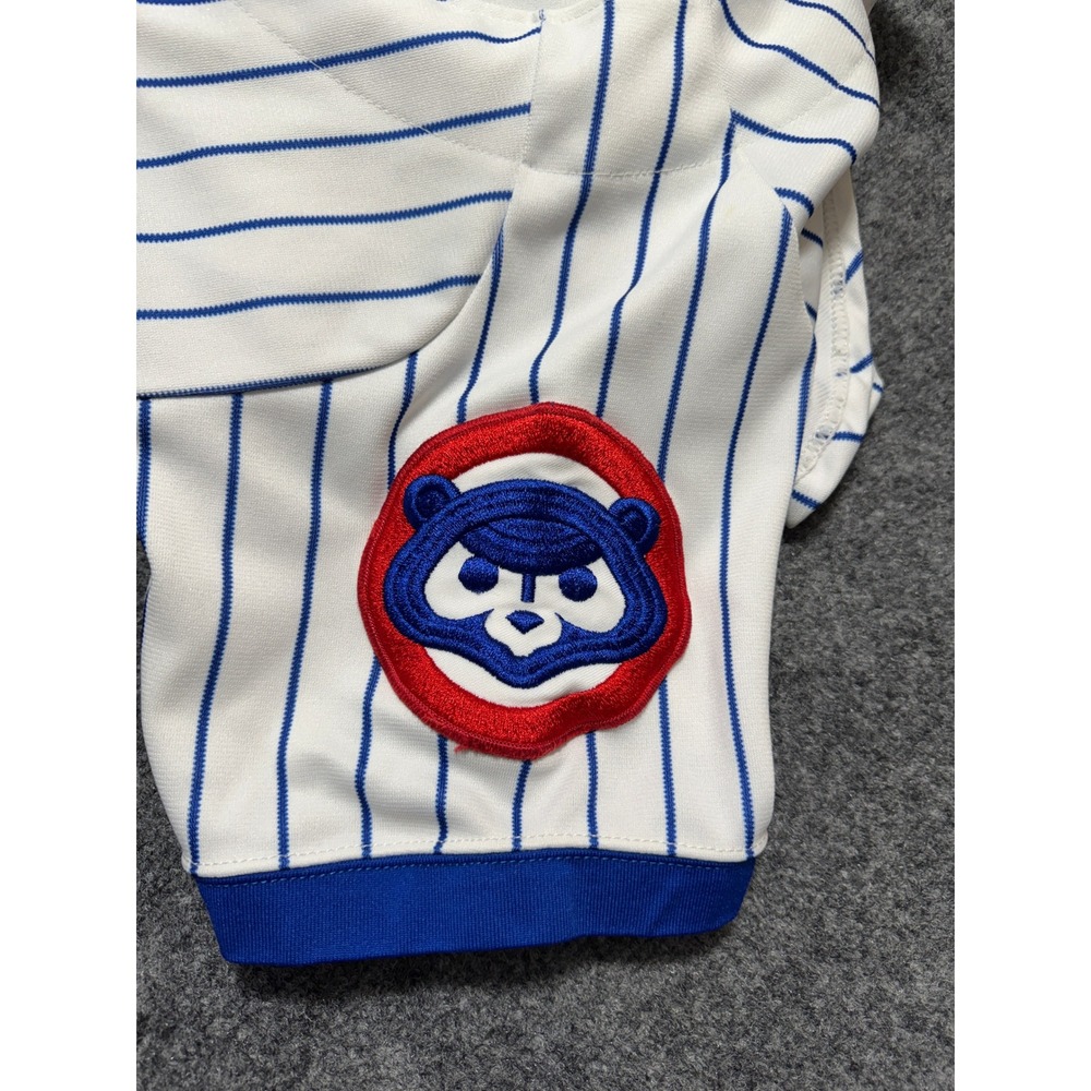 Vintage Chicago Cubs Rawlings Baseball Jersey Mens 36 White Pinstripe MLB USA - Picture 5 of 8